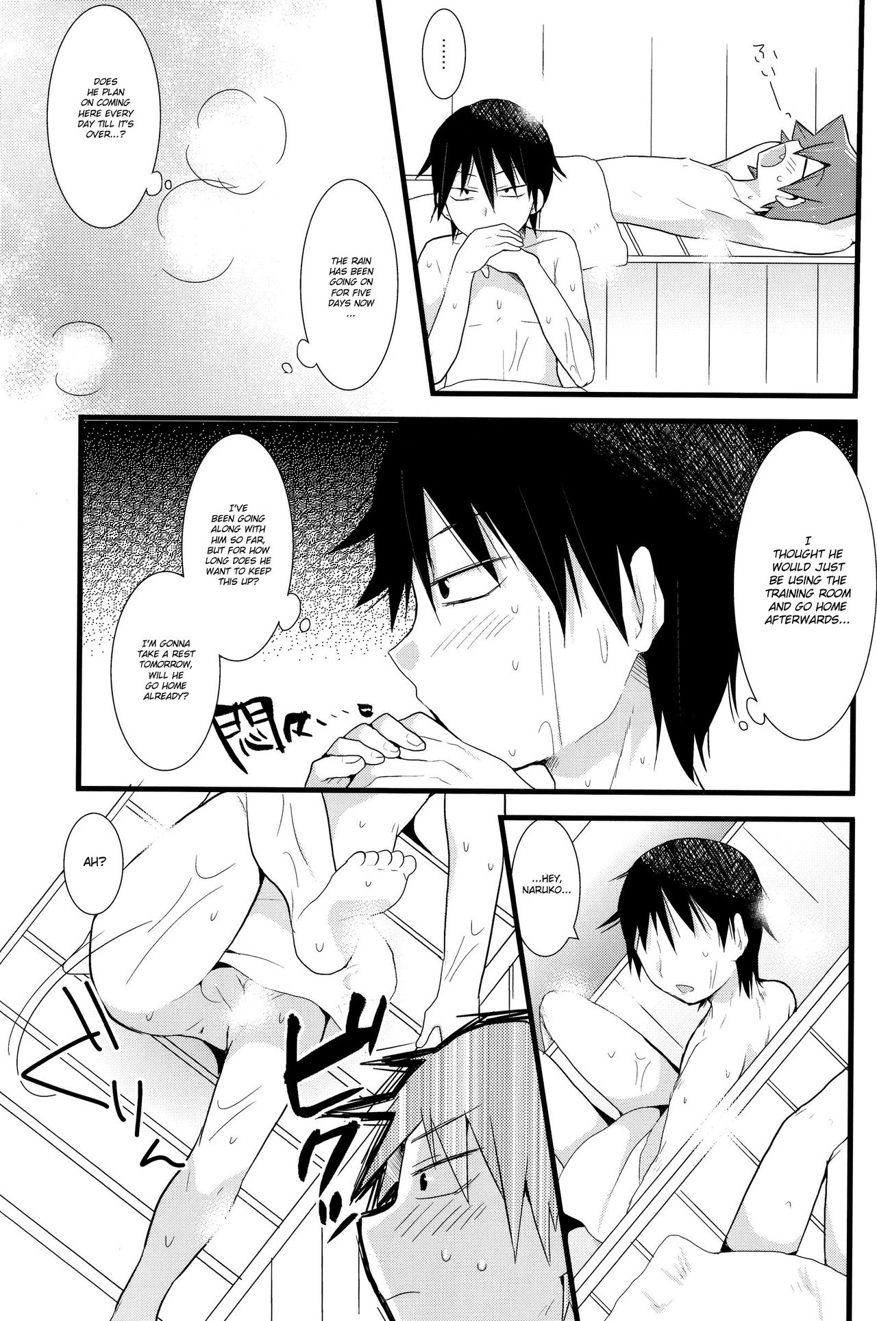 (全開ケイデンス) [ミツヤヨーグル (双葉841)] HOTTEST SWEAT (弱虫ペダル) [英訳]