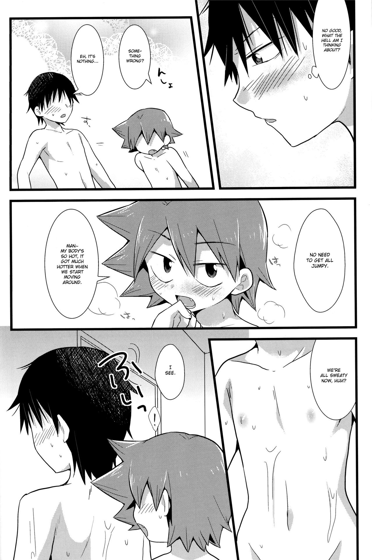 (全開ケイデンス) [ミツヤヨーグル (双葉841)] HOTTEST SWEAT (弱虫ペダル) [英訳]