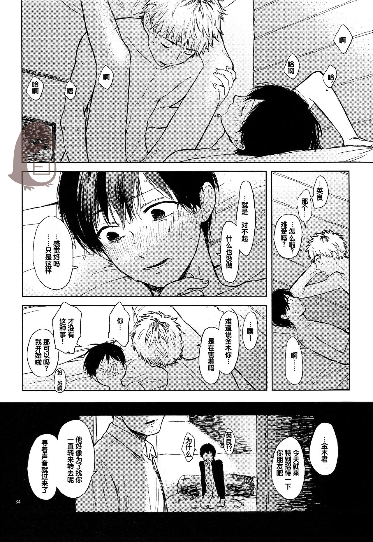 [mow (カジ)] 青年H青年K (東京喰種) [中国翻訳]