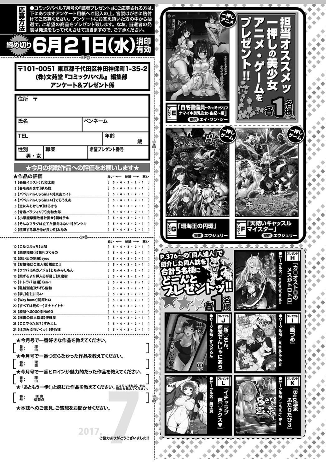 COMIC BAVEL 2017年7月号 [DL版]