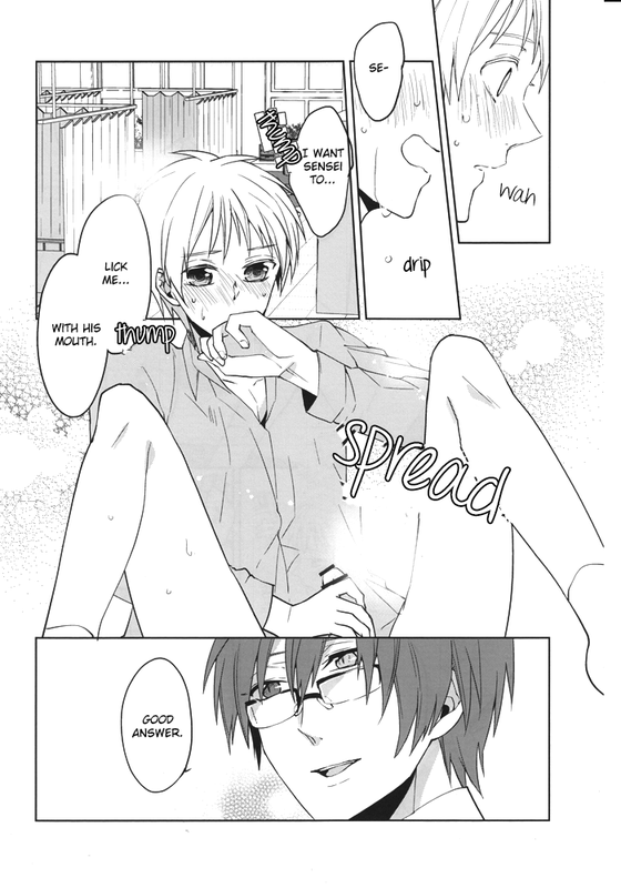 (SUPER22) [Ciao! (かなん)] 三時間目の保健室 (黒子のバスケ) [英訳]