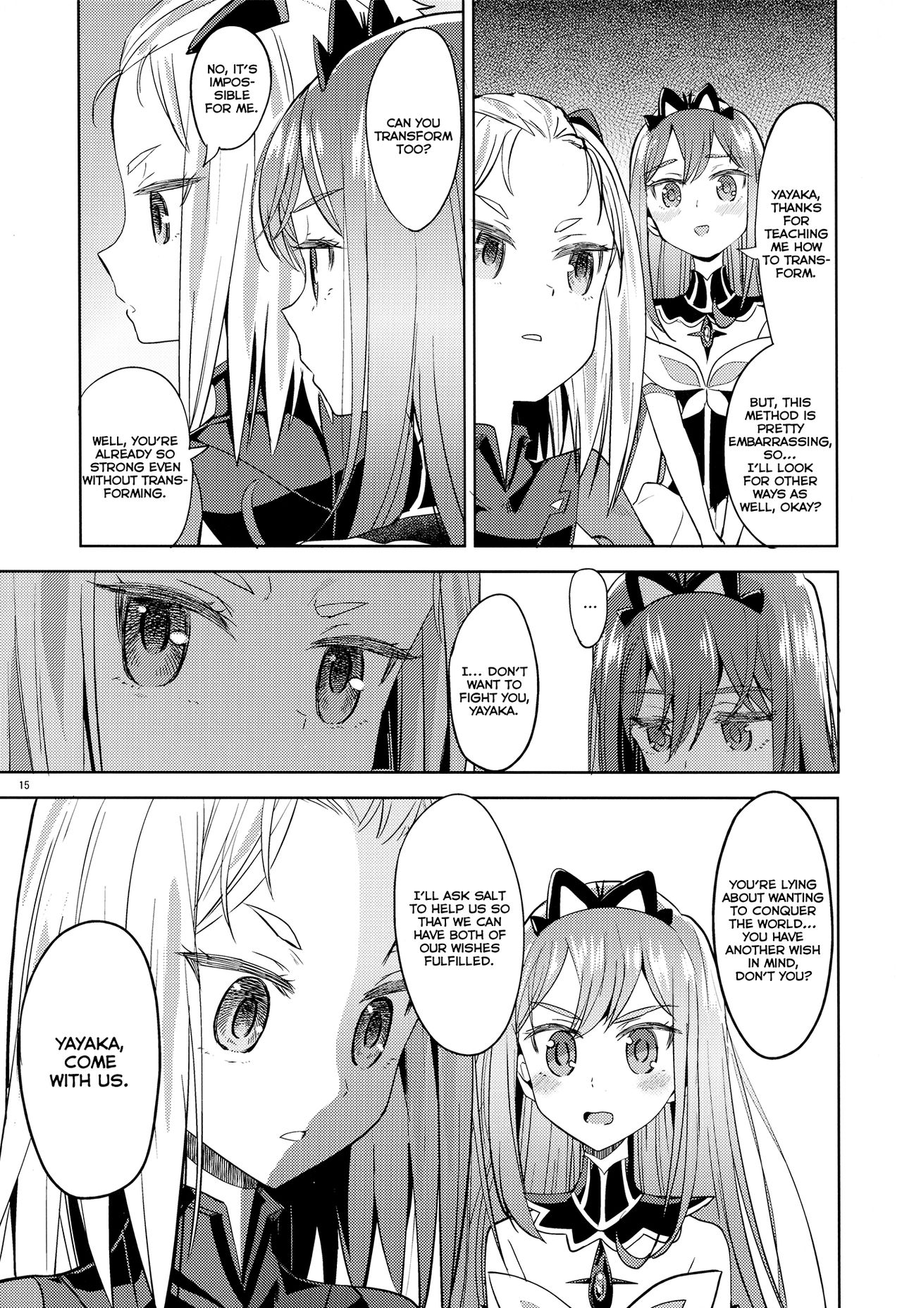 (C91) [ネダオレ (あやね)] それだから私は変身できない (フリップフラッパーズ) [英訳]