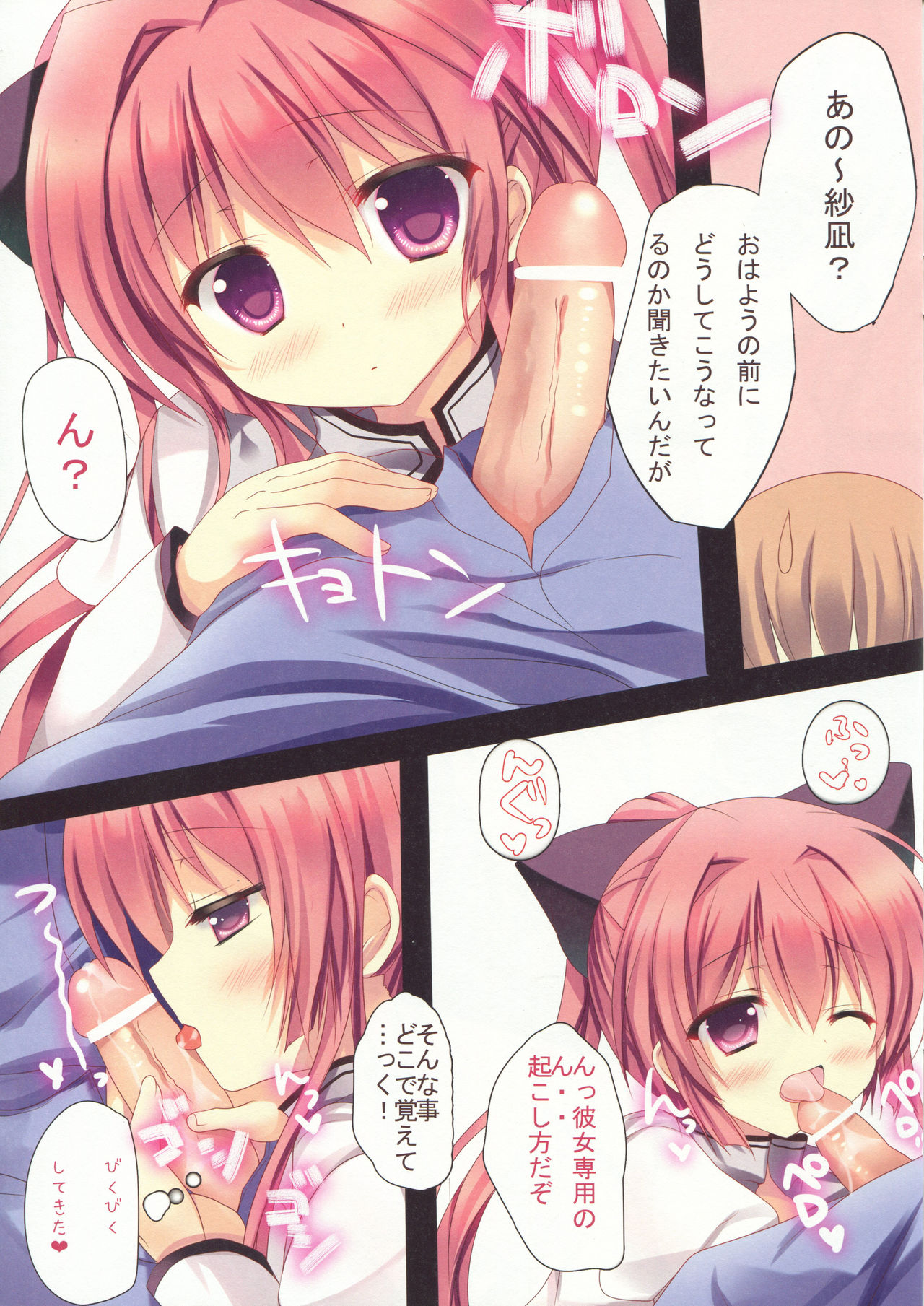 (C84) [Come Through (あづみ一樹)] 紗凪と愛理とニャンニャン! (ましろ色シンフォニー)