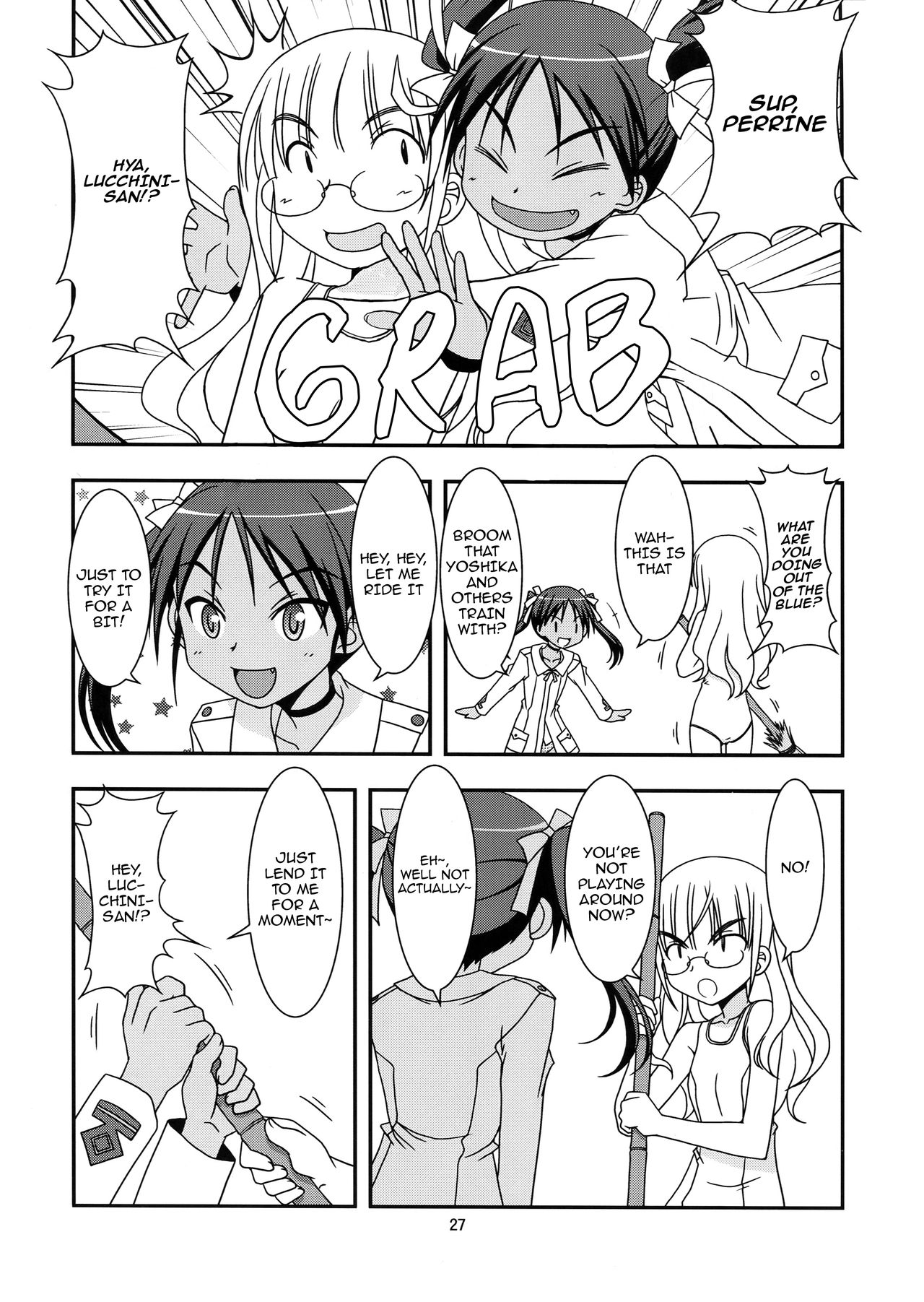 [サークルくれじっと (ベンジャミン, あきかん, 無一文)] 魔女日和 (ストライクウィッチーズ) [英訳]