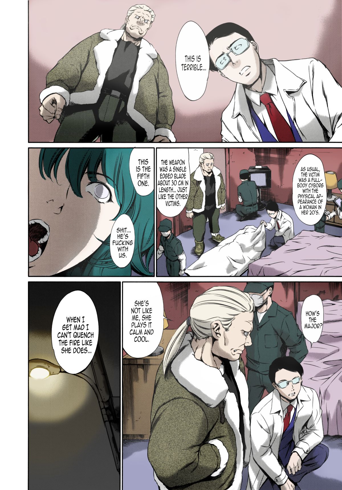 (C88) [メスゴリラ。 (まぐろ帝國)] DERENUKI 2 (GHOST IN THE SHELL 攻殻機動隊) [英訳] [カラー化]