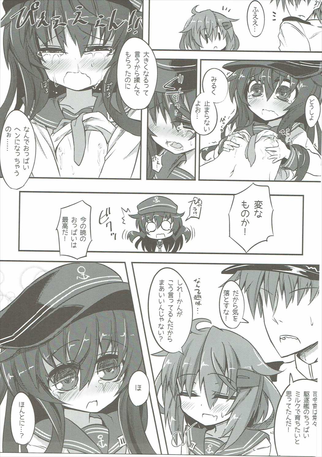 (C87) [シノビロケット (ササマシン)] 暁＆雷の第六くちくみるく！ (艦隊これくしょん -艦これ-)