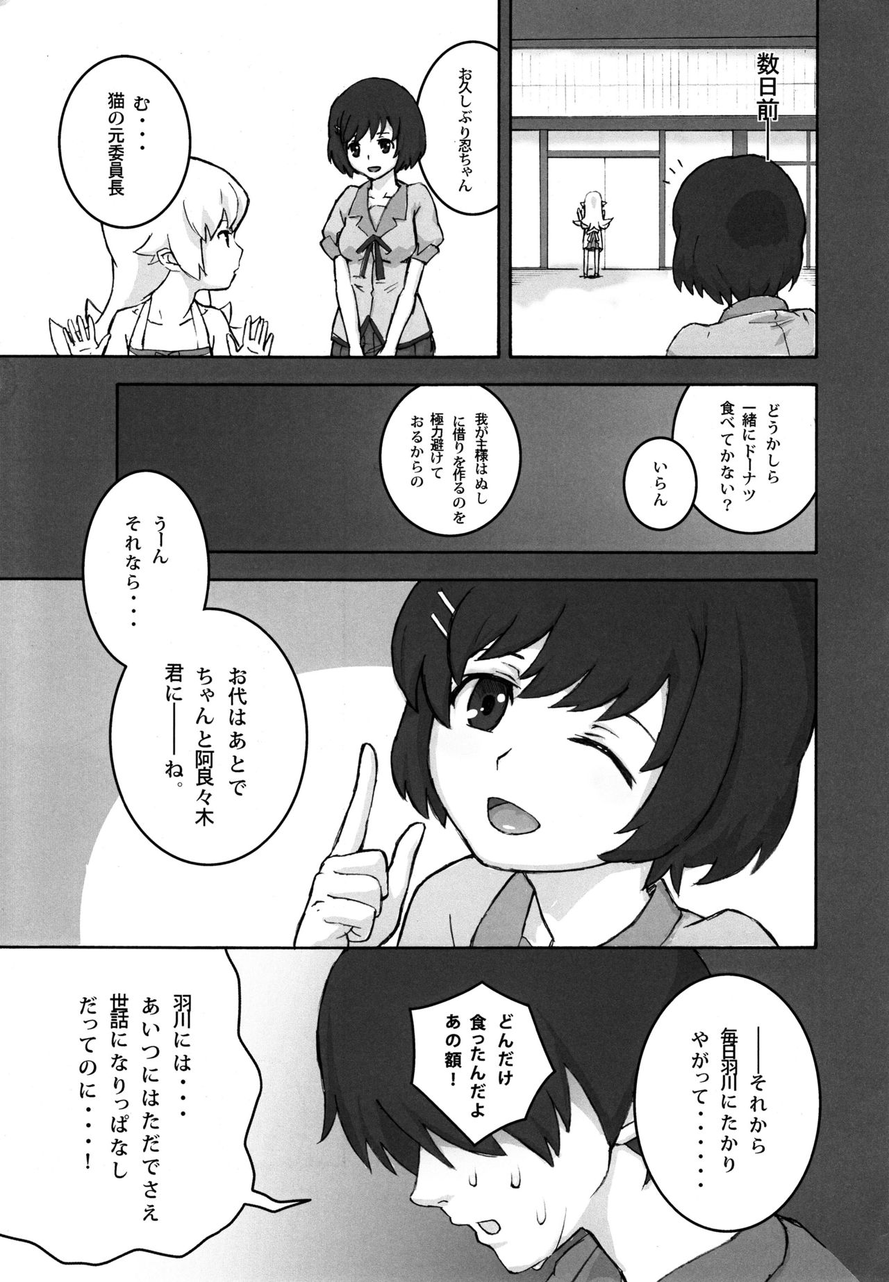 (C84) [テング堂 (テングダケ)] 主従の関係! (化物語) [無修正]