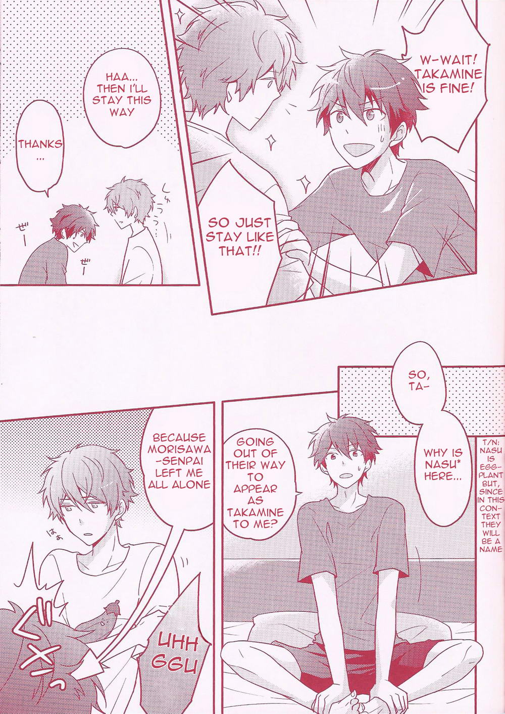 (brilliant days4) [POET (ポコス)] 高峯くんちのおなすくん (あんさんぶるスターズ!) [英訳]