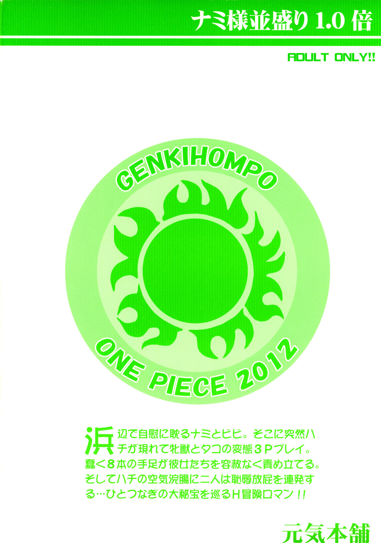 (C83) [元気本舗 (沙羅木力)] ナミ様並盛り1.0倍 (ワンピース)