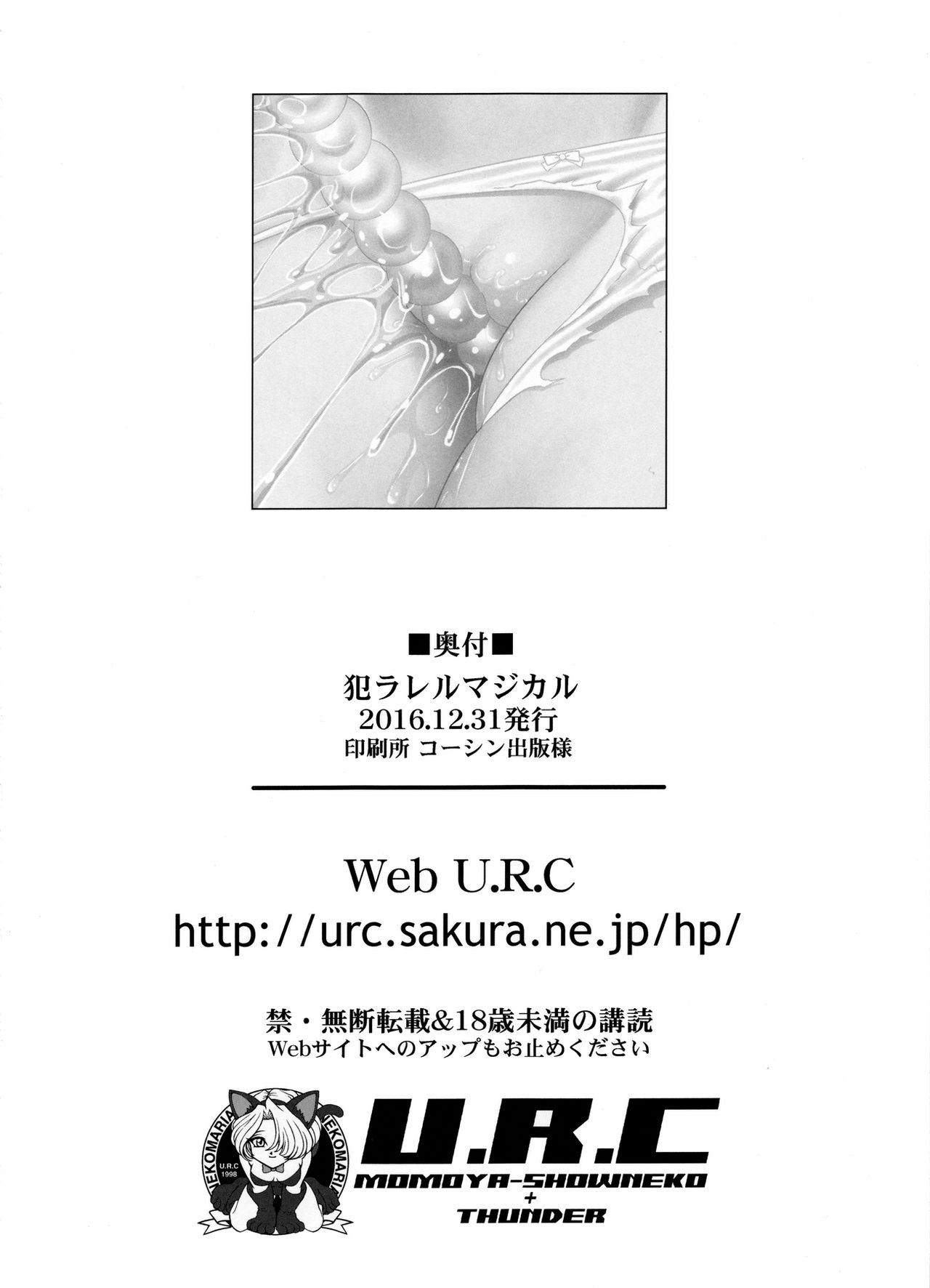 (C91) [U.R.C (桃屋しょう猫)] 犯ラレルマジカル (魔法つかいプリキュア!)