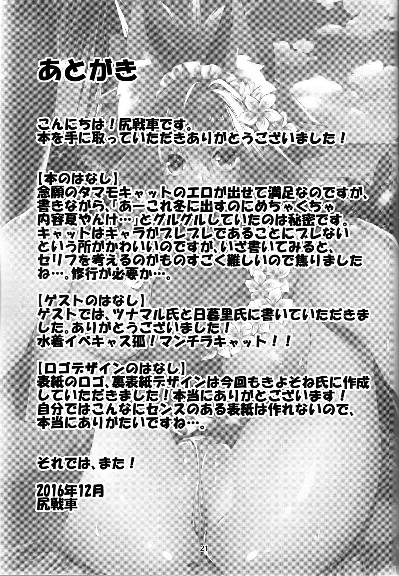 (C91) [ラーメン半額280円 (尻戦車)] 真夏のドスケベメスキャット (Fate/Grand Order)