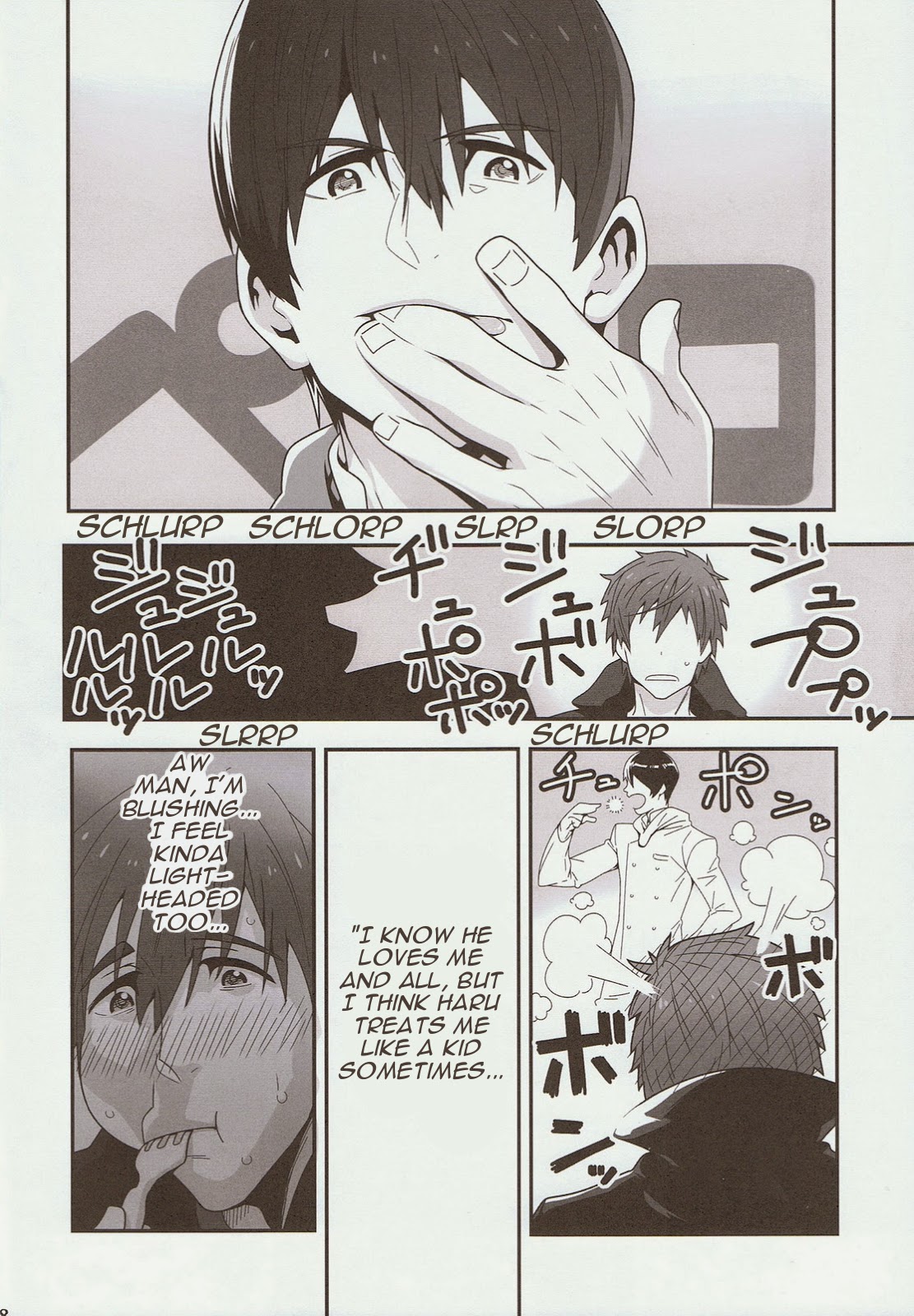 (SPARK9) [まらぱるて (小島祥太朗)] 水面に映る (Free!) [英訳]