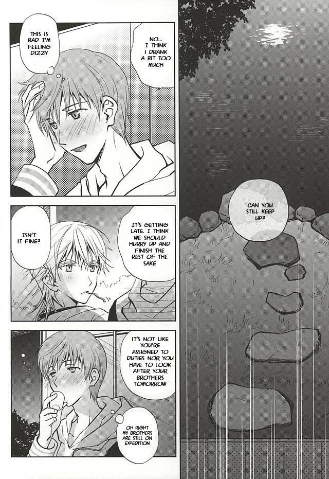 (百刀繚乱 ～君の心を白刃取り～) [月面スパイラル (真山さと莉)] 月映えを蝕む (刀剣乱舞) [英訳]