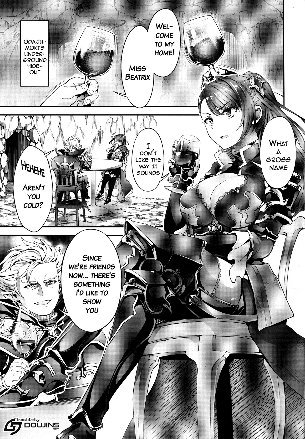 (ファータグランデ騎空祭2) [空想バナナ (なしる)] 調子に乗るなッ!この下郎が…ッ!ひぐうッ!!?特典セット (グランブルーファンタジー) [英訳]