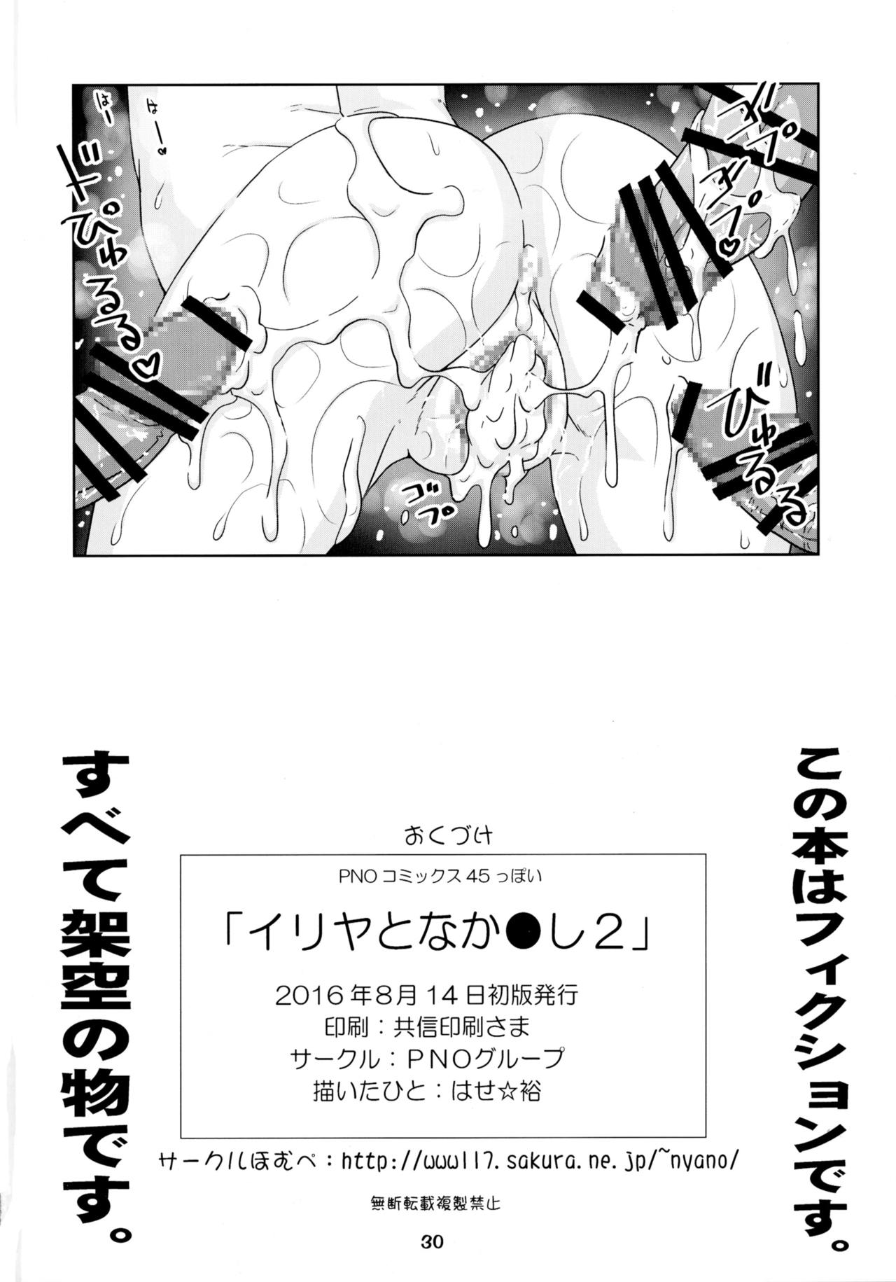 (C90) [PNOグループ (はせ☆裕)] イリヤとなか●し 2 (Fate/kaleid liner プリズマ☆イリヤ)