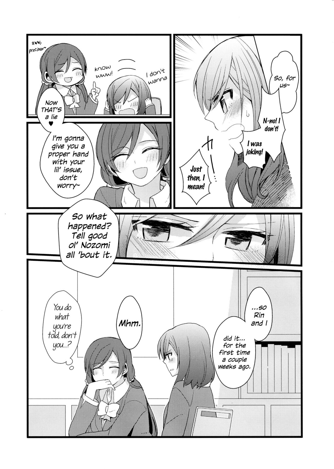 (C87) [まじひま (ぼちゃ)] 嫌じゃないけど (ラブライブ!) [英訳]