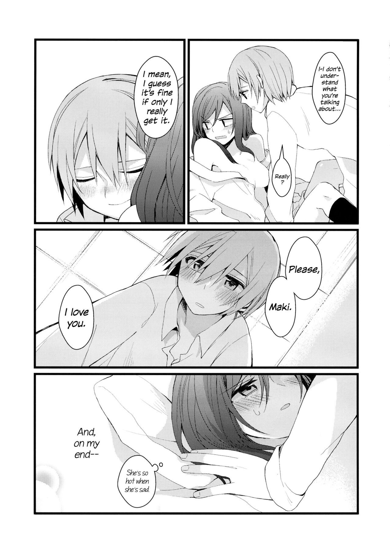 (C87) [まじひま (ぼちゃ)] 嫌じゃないけど (ラブライブ!) [英訳]