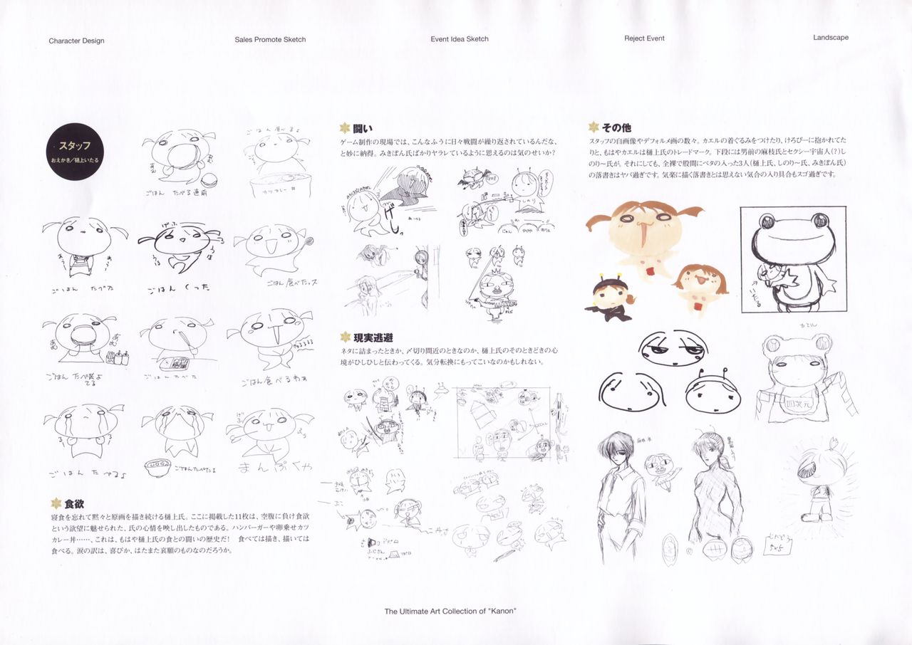 カノン 公式原画・設定資料集