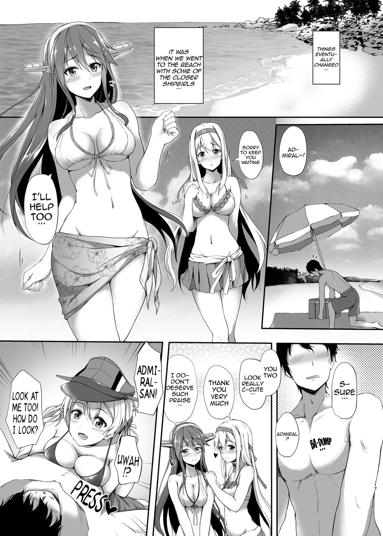 [ゆうさりつかた (淡夢)] 鈴谷と夏LOVE VACATION (艦隊これくしょん -艦これ-) [英訳] [無修正] [DL版]