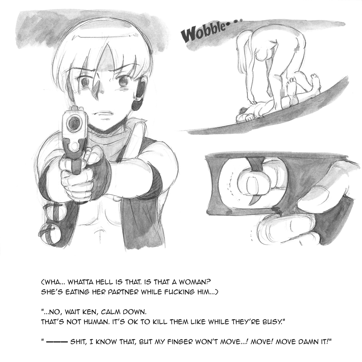 [pink-noise (みずいろ めがね)] ママショタイム バイオパニック編 [英訳]