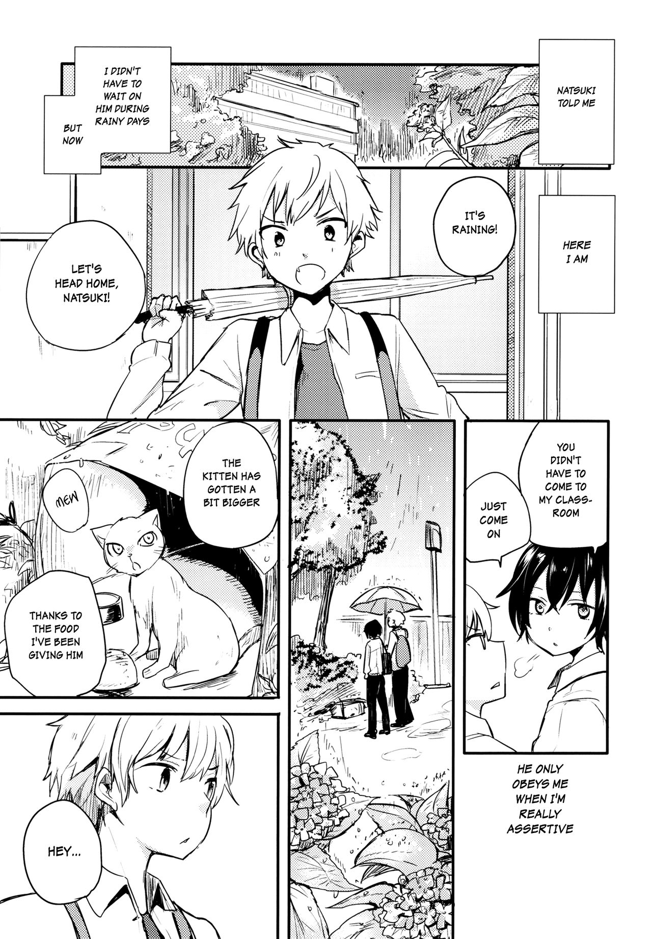 (コミティア117) [青色一座 (あおいろ一号)] のらねことレインデイズ [英訳]