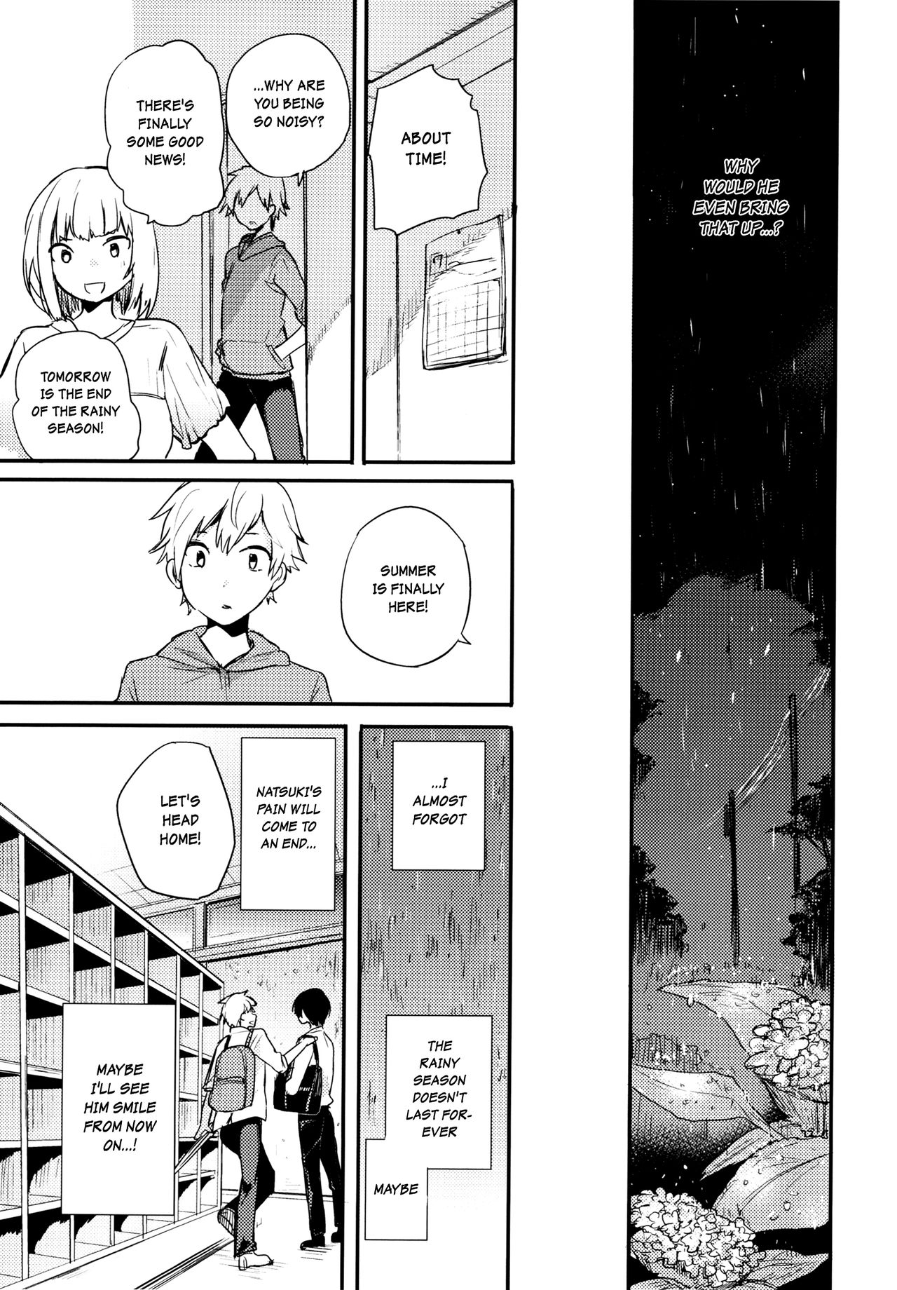 (コミティア117) [青色一座 (あおいろ一号)] のらねことレインデイズ [英訳]