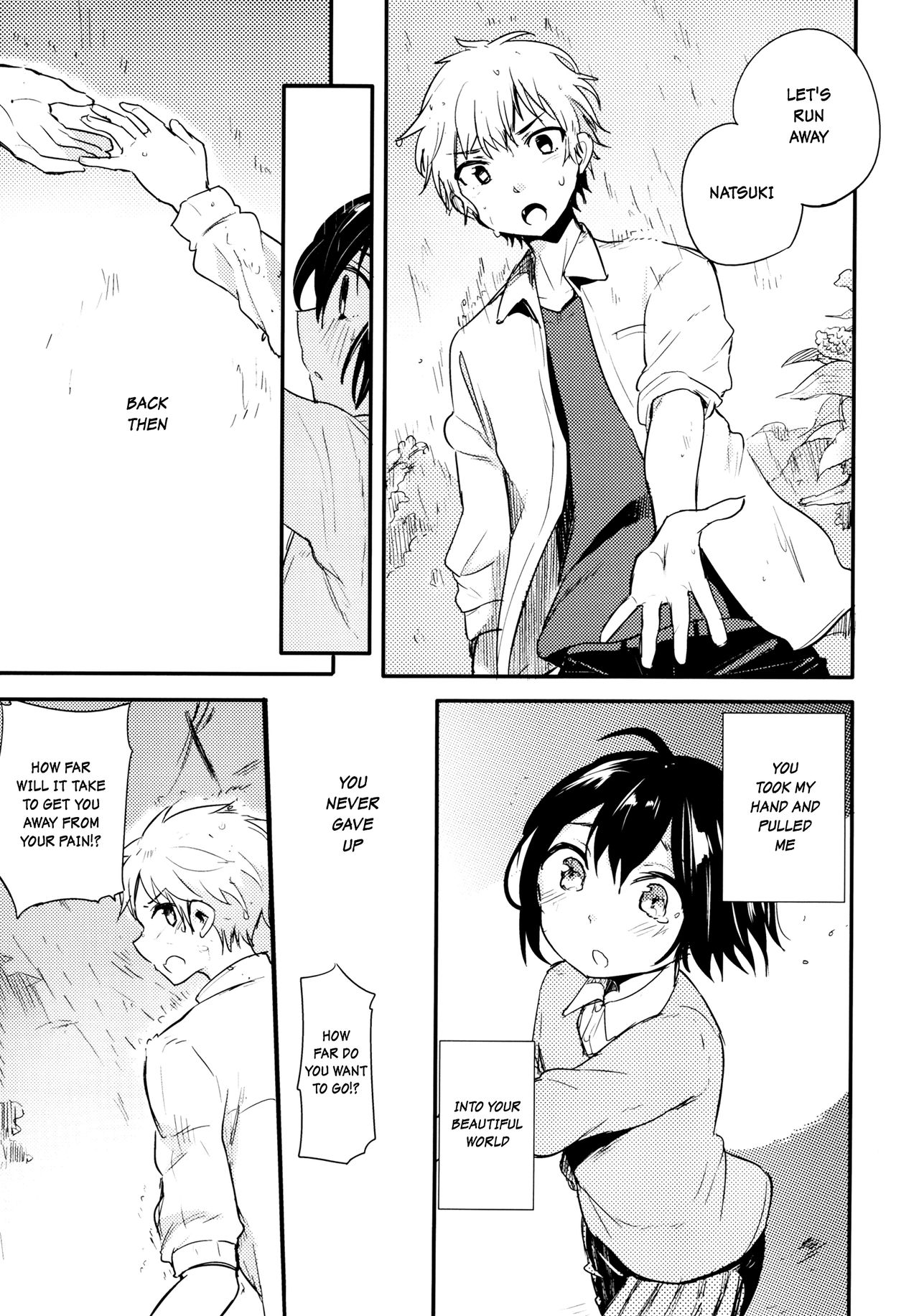 (コミティア117) [青色一座 (あおいろ一号)] のらねことレインデイズ [英訳]