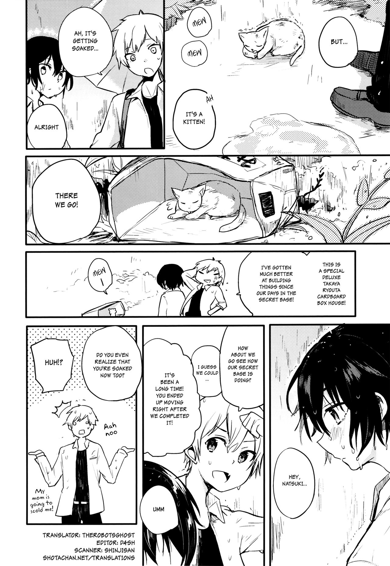 (コミティア117) [青色一座 (あおいろ一号)] のらねことレインデイズ [英訳]