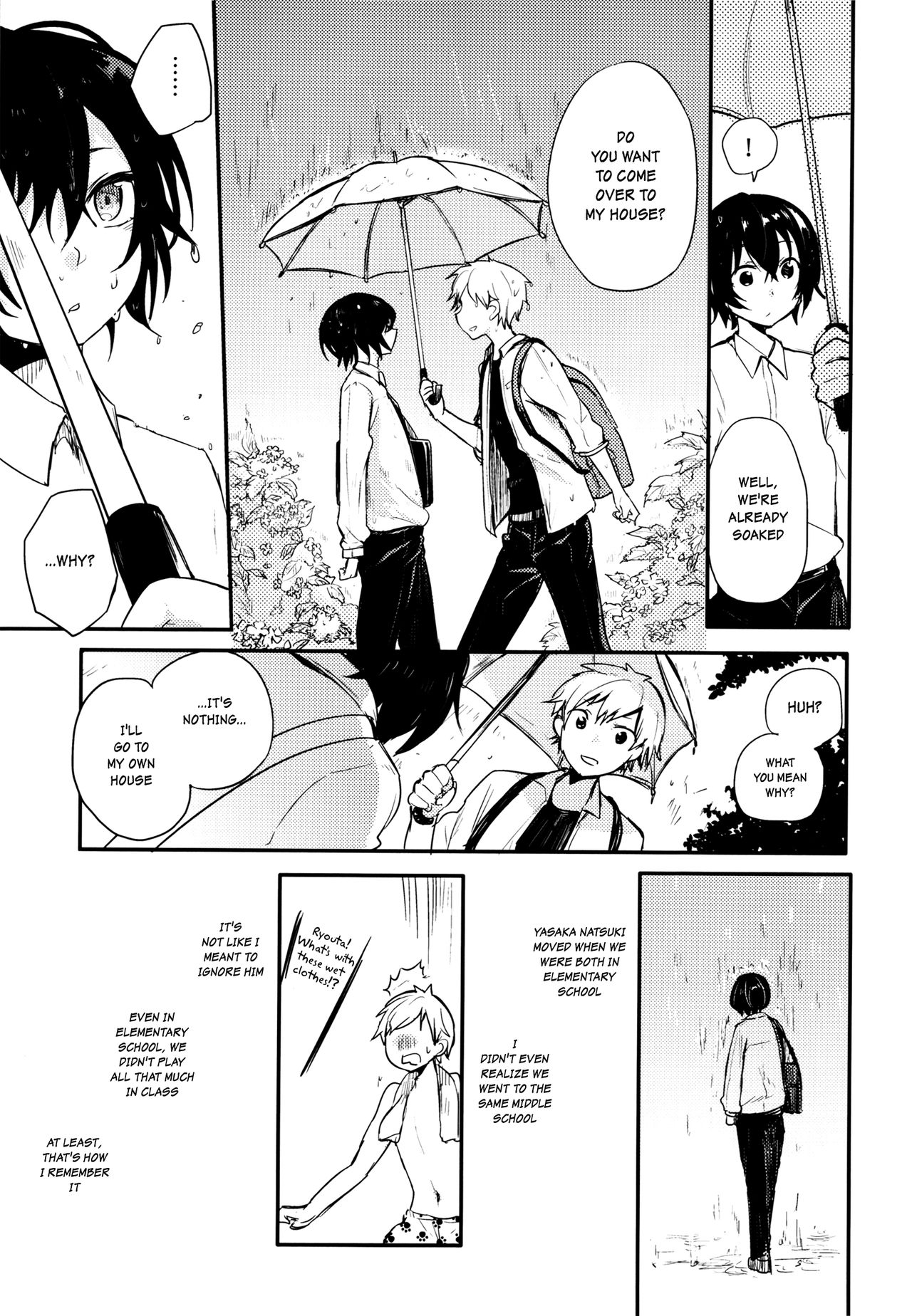 (コミティア117) [青色一座 (あおいろ一号)] のらねことレインデイズ [英訳]