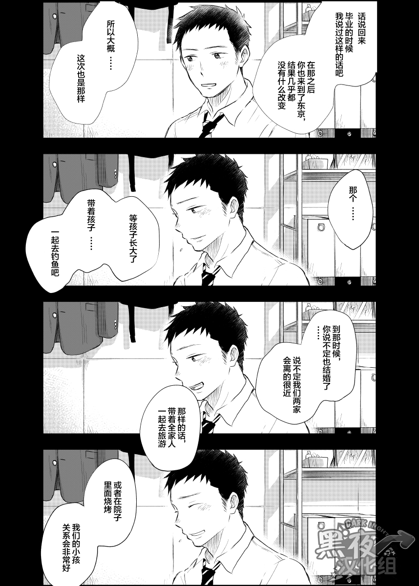 (野郎フェス2016) [ミタロウ定食 (ミタロウ)] 先輩に夜這いする話。 [中国翻訳]