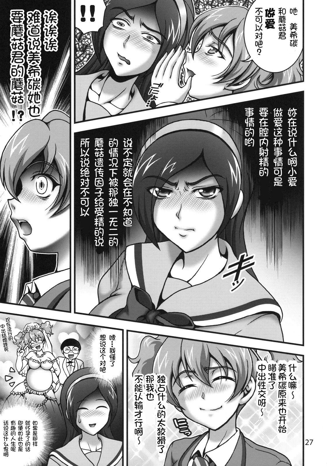 (C78) [黒雪 (華京院ちろる)] みるくえんじぇるず1 (フレッシュプリキュア!) [中国翻訳]