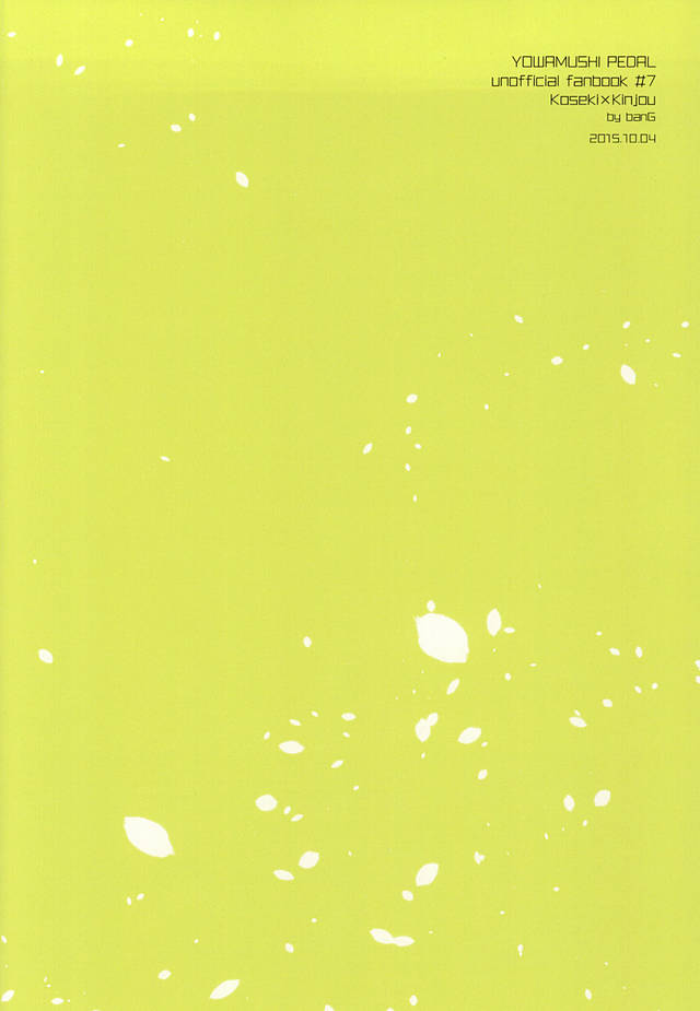 (SPARK10) [banG (すんどめ屋)] 夢のまた夢 (弱虫ペダル)