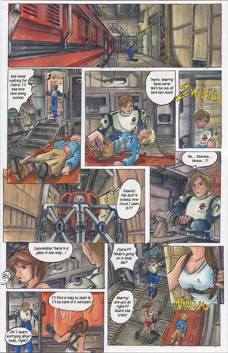 悪いバイオハザード：ウイルスX（パッセージ）英語
