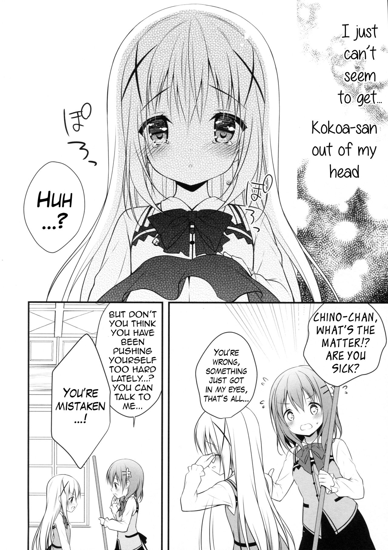 (C90) [CHOCOLATE CUBE (三輪フタバ)] チノちゃんはご執心 ココア√ (ご注文はうさぎですか？) [英訳]