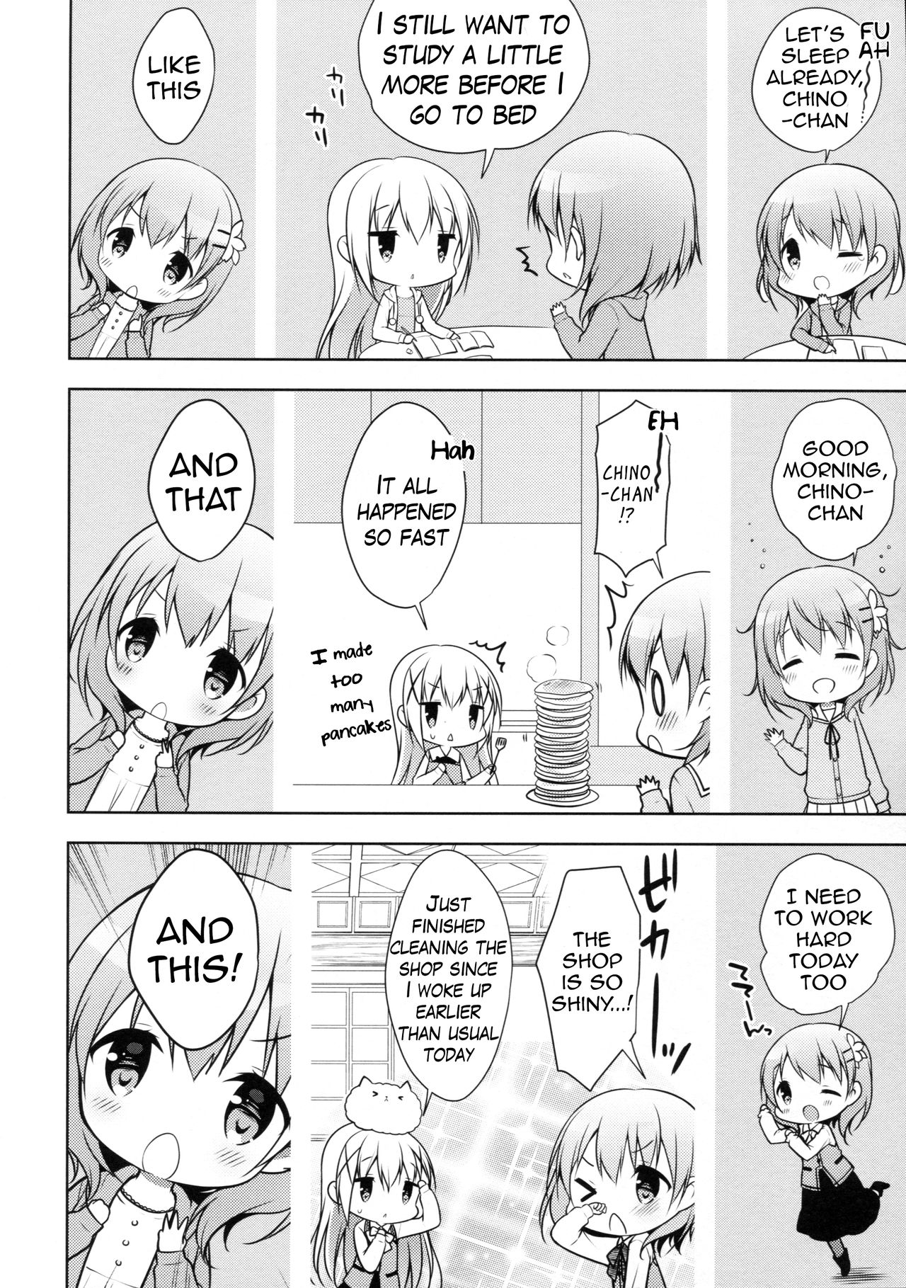 (C90) [CHOCOLATE CUBE (三輪フタバ)] チノちゃんはご執心 ココア√ (ご注文はうさぎですか？) [英訳]