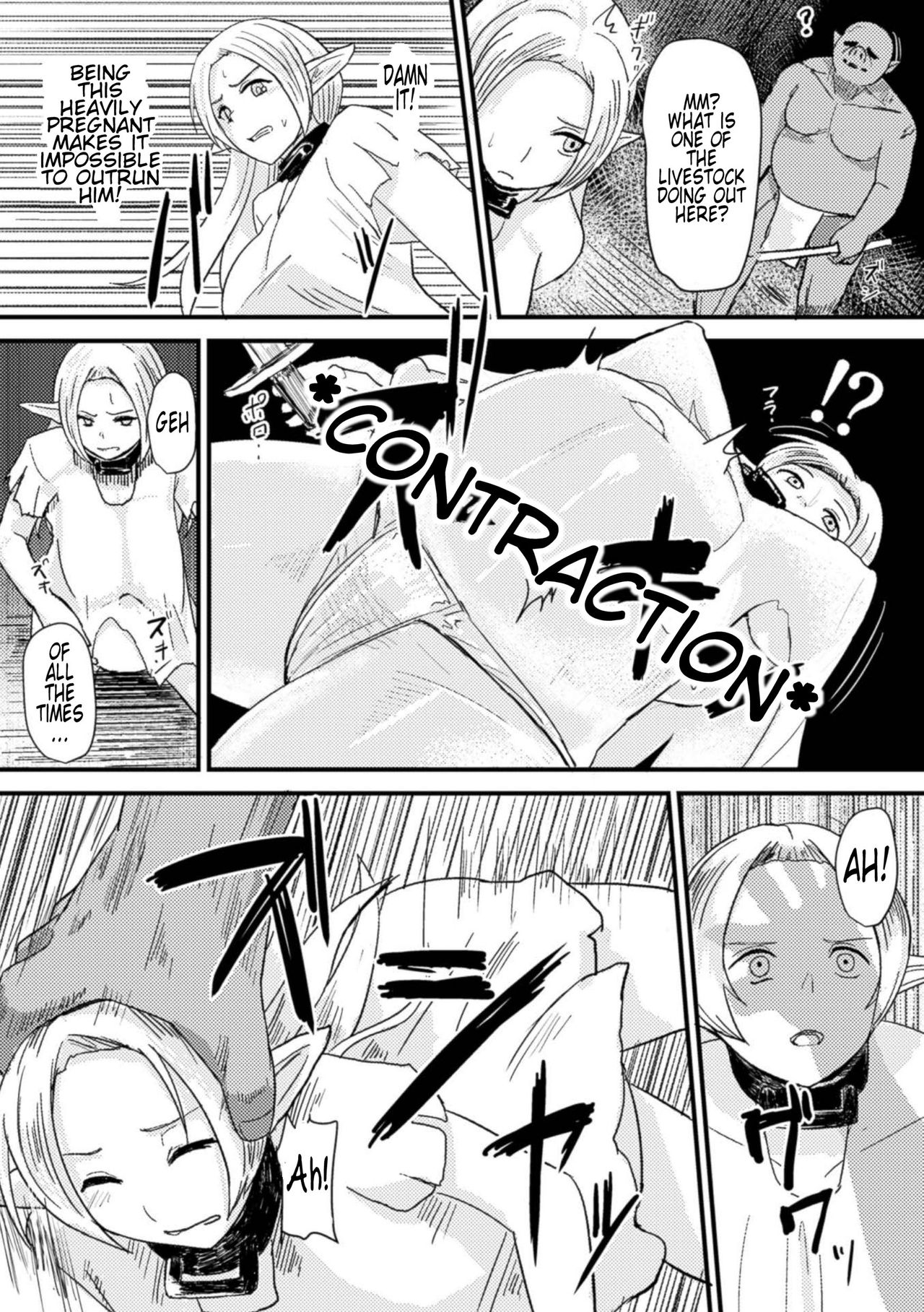 [たじ] 囚獄のエルフ (二次元コミックマガジン ボテ腹セックスで肉便器堕ち!Vol.1) [英訳] [DL版]