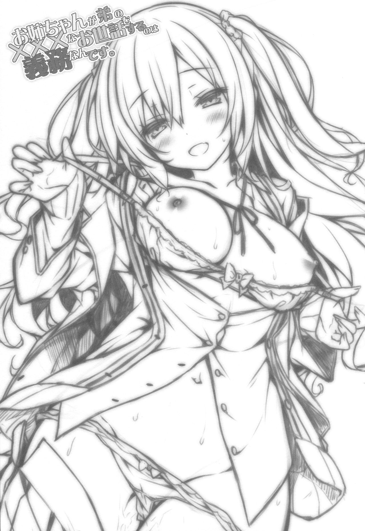 (C90) [没後 (RYO)] お姉ちゃんが弟のxxxなお世話をするのは義務なんです。