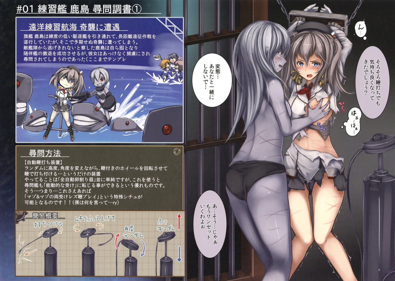 (C90) [もなかうどん (モニカノ)] 練習艦 鹿島 尋問調書 (艦隊これくしょん -艦これ-)