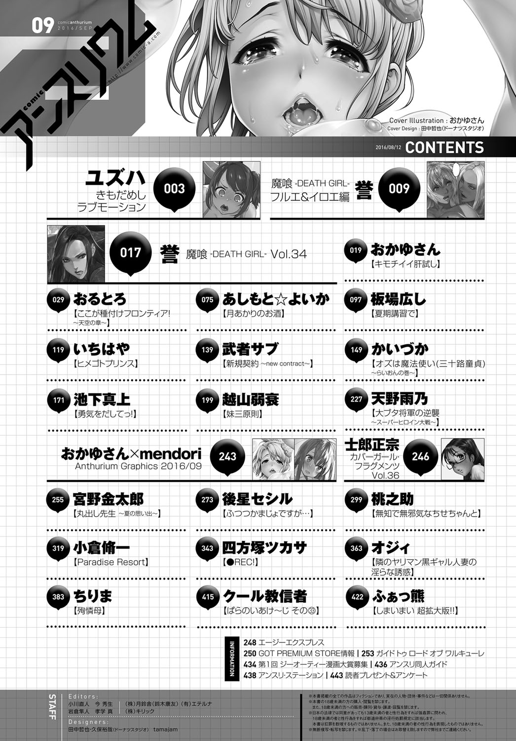 COMIC アンスリウム 2016年9月号 [DL版]