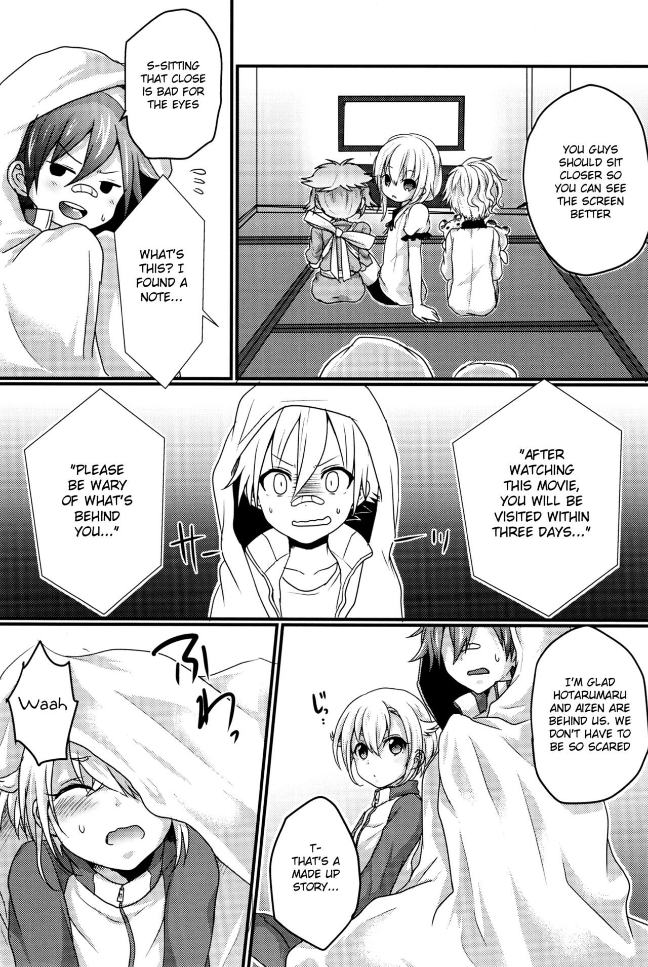 (SUPER関西21) [こねこ組 (ぽろん)] おばけなんか怖くない (刀剣乱舞) [英訳]