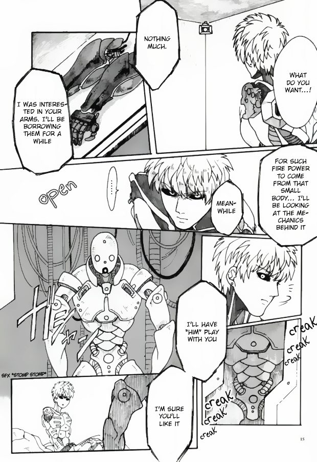 (秒殺ノックアウト) [St. (時々ちどり、だだーん)] Virgin cyborg (ワンパンマン) [英訳]