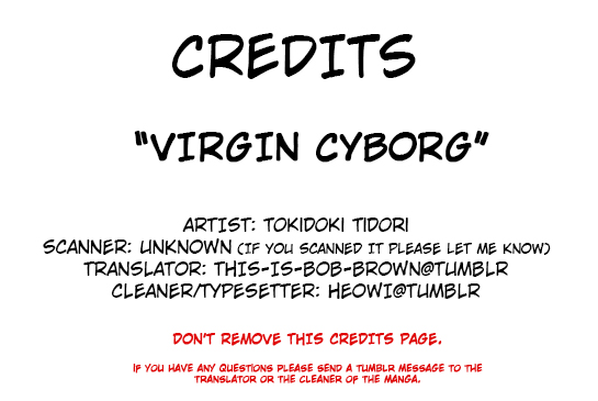 (秒殺ノックアウト) [St. (時々ちどり、だだーん)] Virgin cyborg (ワンパンマン) [英訳]