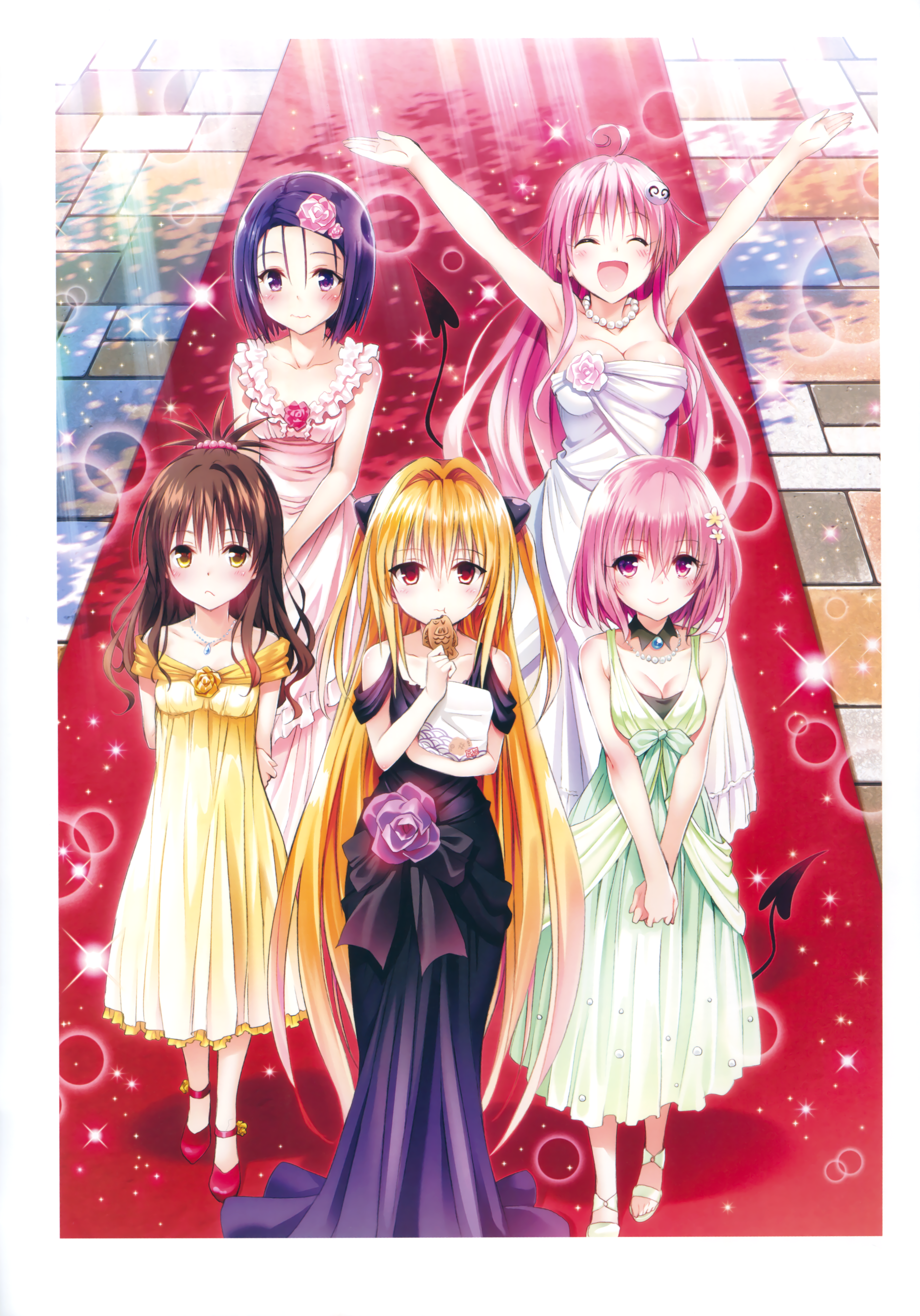 To LOVEる―とらぶる― ダークネス画集 Harem Gold