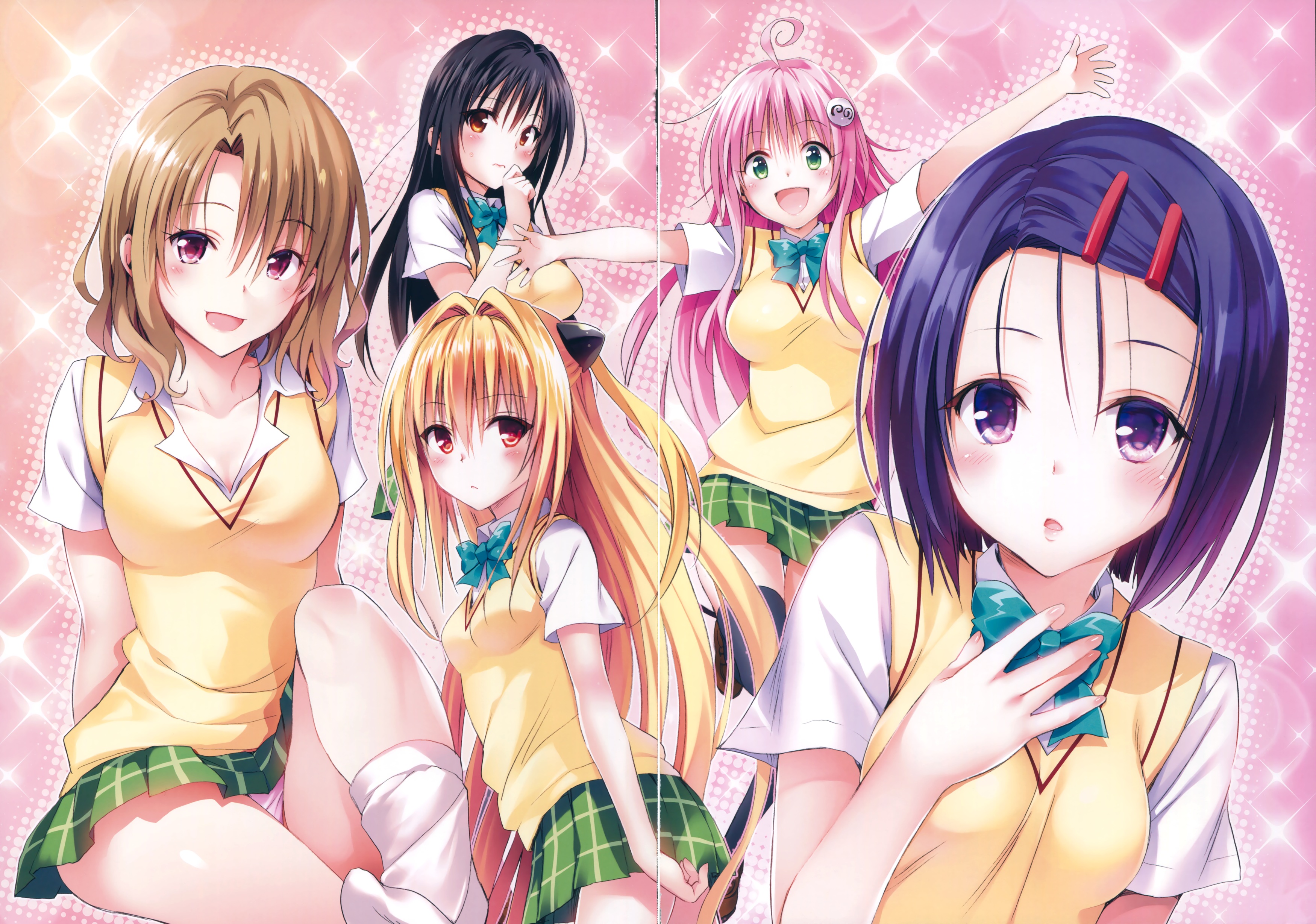 To LOVEる―とらぶる― ダークネス画集 Harem Gold