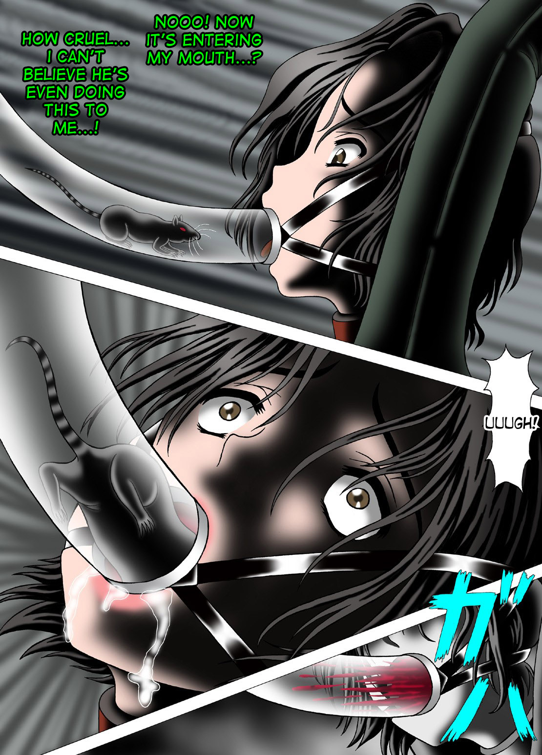 [結晶水] 人喰いネズミの人体実験 [英訳]