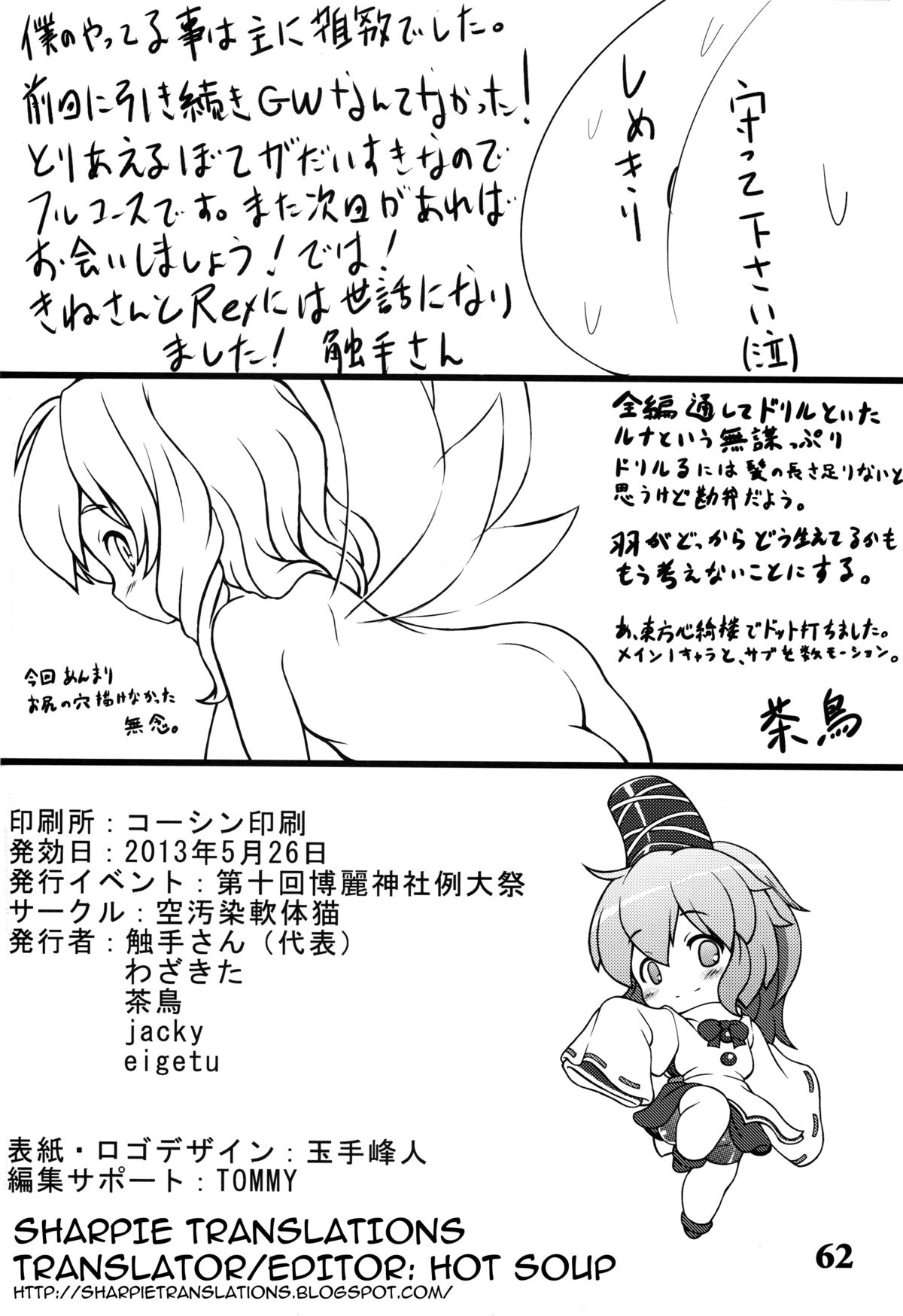 (例大祭10) [空汚染軟体猫 (よろず)] CENSORED II (東方Project) [中国翻訳]