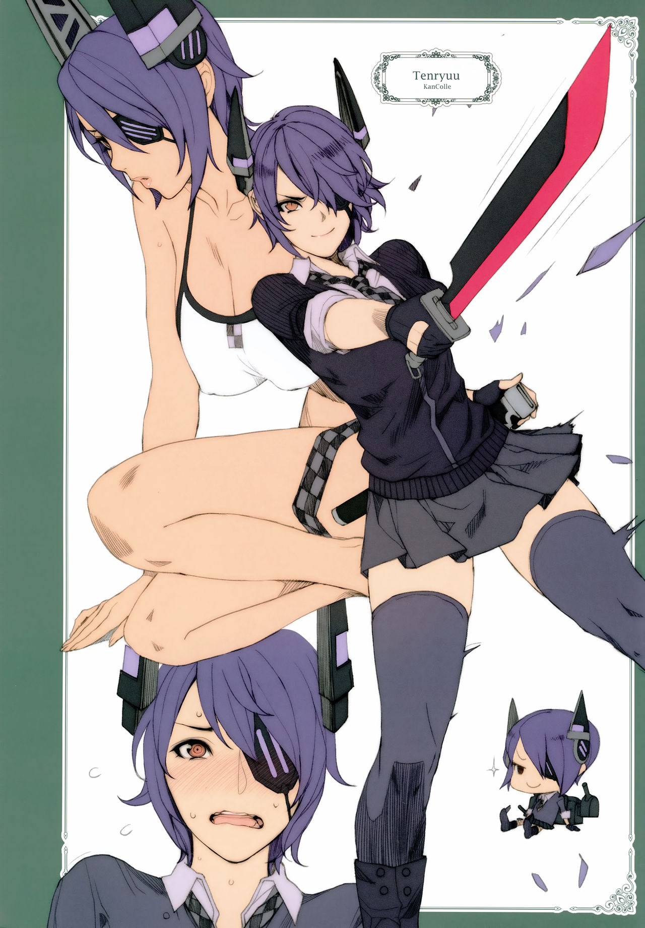 (C89) [妄想コロッセオ (織田non)] Hな年上キャラの落描き・ラフ漫画本 (よろず) [英訳]