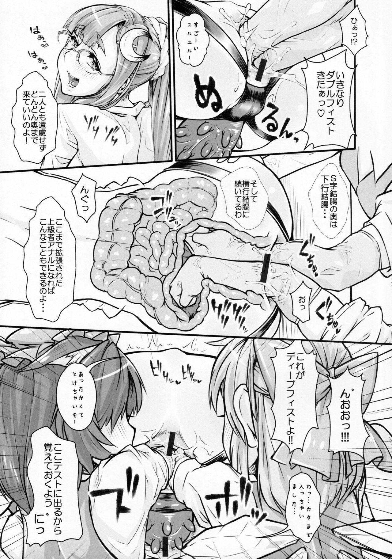 (例大祭13) [硬め濃いめ多め (ぺぺ)] ぱっちぇ先生のアナル拡張講座～二限目～ (東方Project)