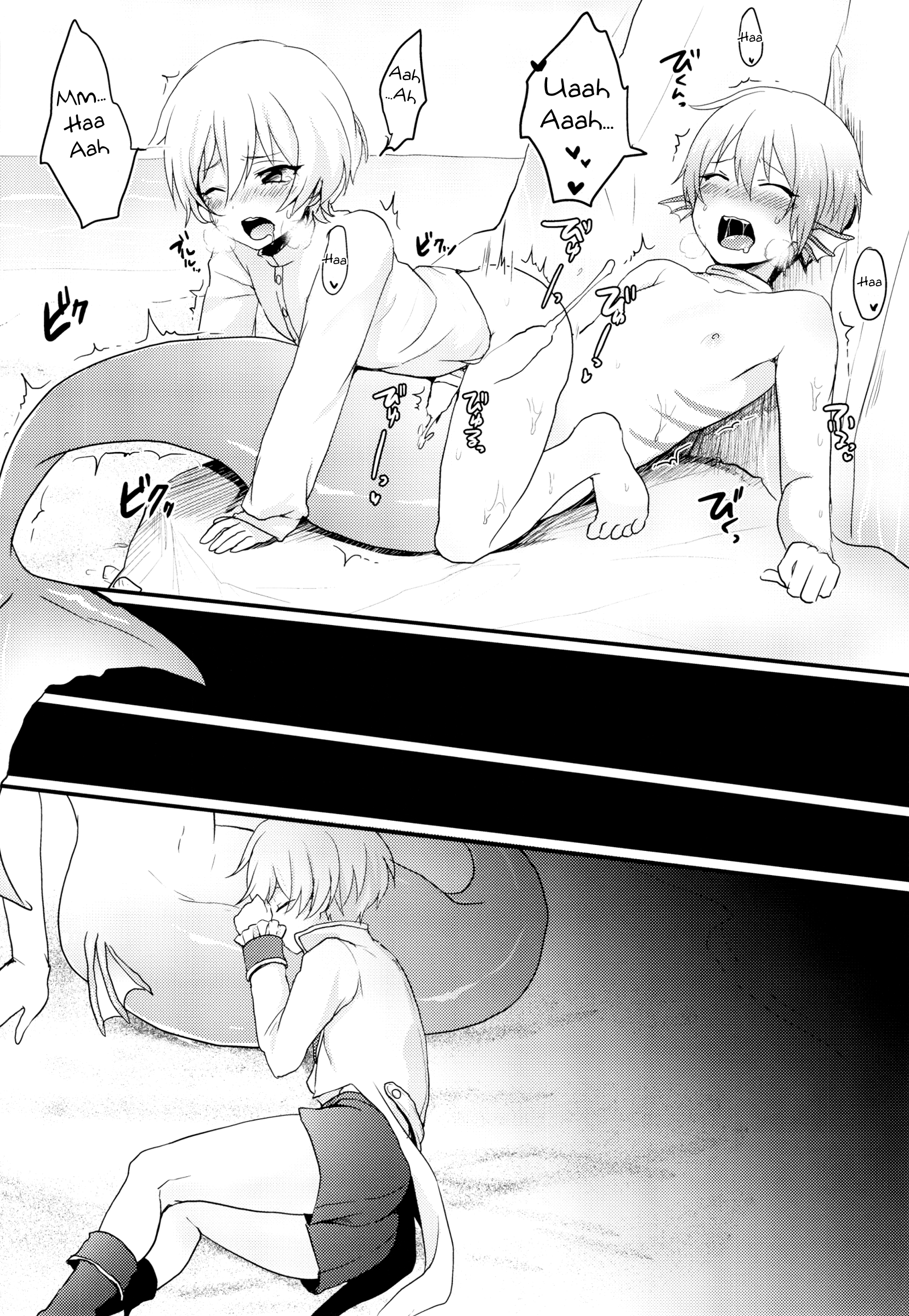 (ショタスクラッチ28) [こねこのマリオネット (ぽろん、久遠寺朱鷹、なまお)] ないしょのおとぎばなし [英訳]
