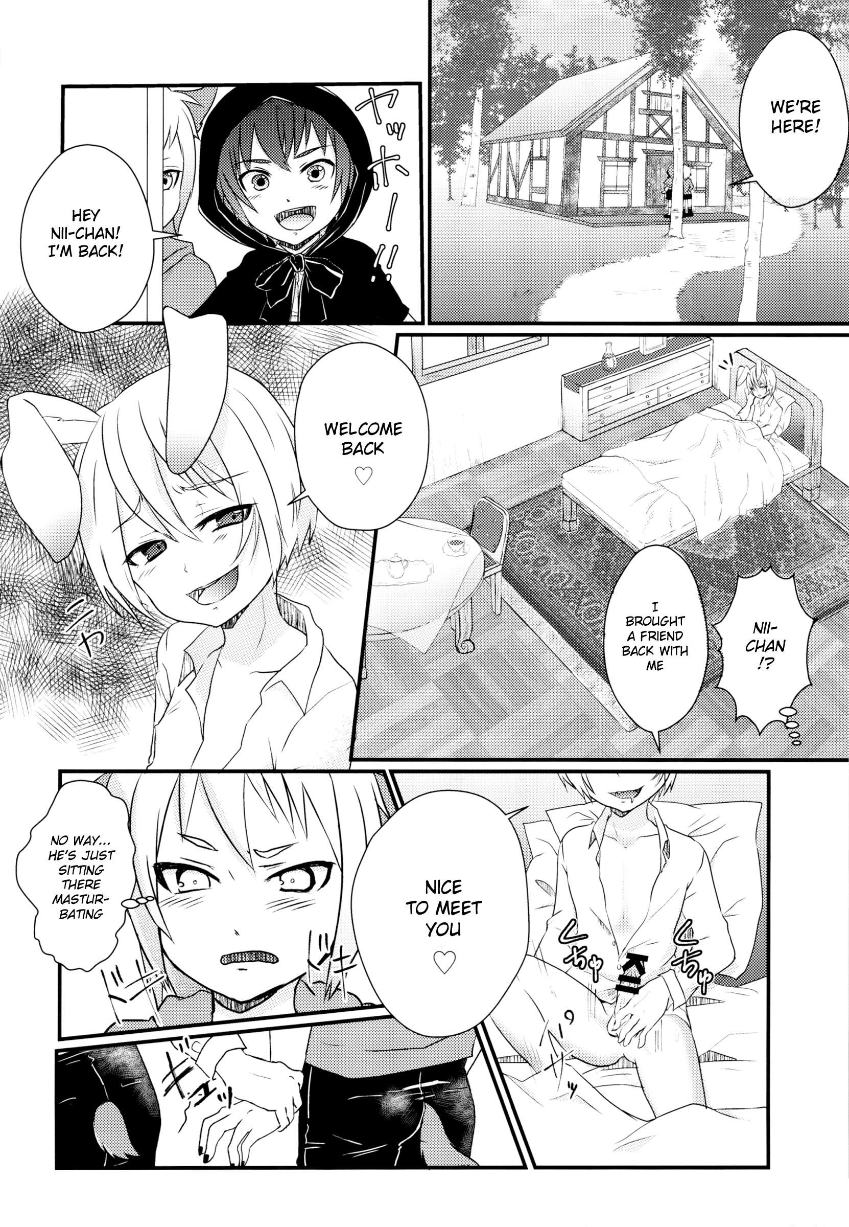 (ショタスクラッチ28) [こねこのマリオネット (ぽろん、久遠寺朱鷹、なまお)] ないしょのおとぎばなし [英訳]